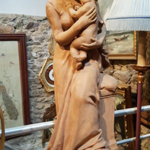 Grande Statue en Terre cuite