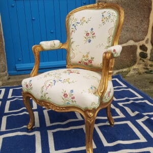 Paire de cabriolets Louis XV